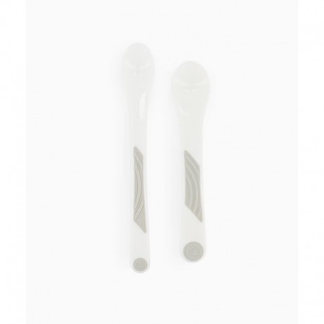 Twistshake Κουταλάκια σετ των 2 White 4m+