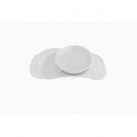 Twistshake Σουπλά Click-Mat Mini με πιάτο White