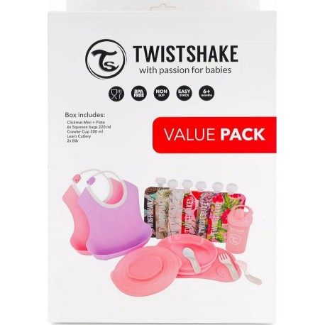 Twisthake Σετ αξεσουάρ φαγητού Bundle 2 Promo Pack Κορίτσι
