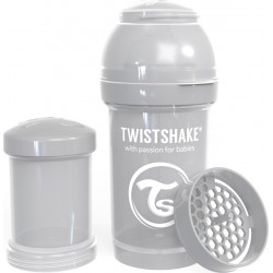 Twistshake Μπιμπερό κατά των κολικών 180ml Pastel Grey