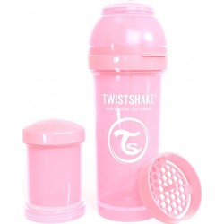 Twistshake Μπιμπερό κατά των κολικών 260ml Pastel Pink