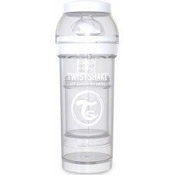 Twistshake Μπιμπερό κατά των κολικών 260ml White