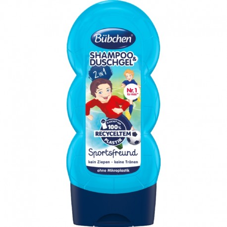 Bubchen Σαμπουάν & Αφρόλουτρο Sportsfan 230ml