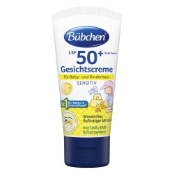 Bubchen Βρεφική αντηλιακή κρέμα προσώπου SPF50+ 50ml