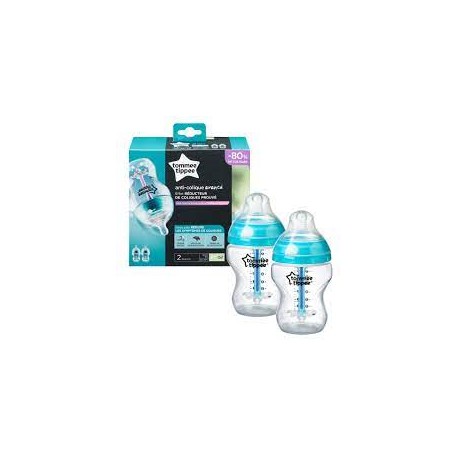 Tommee tippee μπιμπερό Advanced Anti-Colic μικρής ροής 260 ml 0M+, σετ των 2