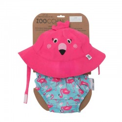 Σετ πάνα - μαγιό και καπέλο ZOOCCHiNi™ Franny the Flamingo 12-24 μηνών