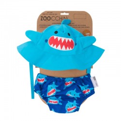 Σετ πάνα - μαγιό και καπέλο ZOOCCHiNi™ Sherman the Shark 12-24 μηνών
