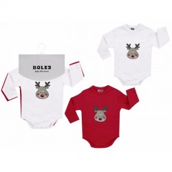 ΚΟΡΜΑΚΙΑ ΜΜ 2ΤΜΧ CHRISTMAS Body Long sleeves 2pcs-pack
