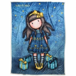 Κουβέρτα fleece με γούνα sherpa Das® kids - Santoro 160x220 cm