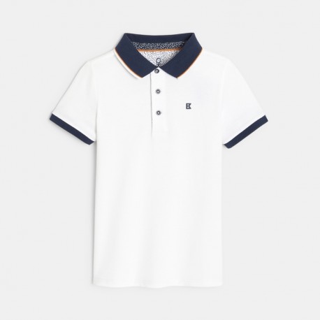 TCHIC POLO MC COL ET DETAILS C