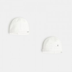 LOT DE 2 BONNETS COCO MIXTE BB