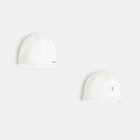LOT DE 2 BONNETS COCO MIXTE BB