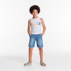 PHAROL BERMUDA DENIM ELASTIQUE