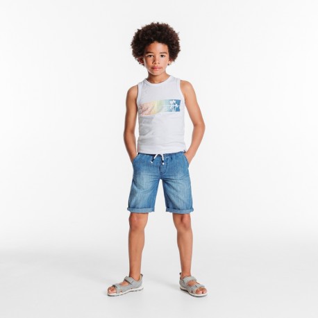 PHAROL BERMUDA DENIM ELASTIQUE