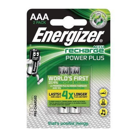 ENERGIZER RECHARGABLE POWER PLUS AAA-700 FSB2 2ΤΜΧ ΕΠΑΝΑΦΟΡΤ/ΝΕΣ