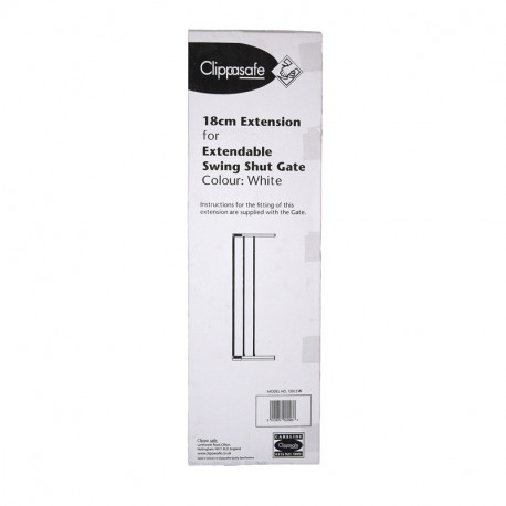 Clippasafe προέκταση πόρτας ασφαλείας Swing Shut 18 cm