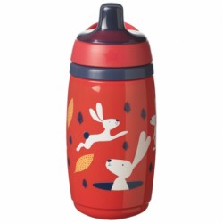 Tommee Tippee Superstar Κύπελο ισοθερμικό με σκληρό στόμιο Red 266ml