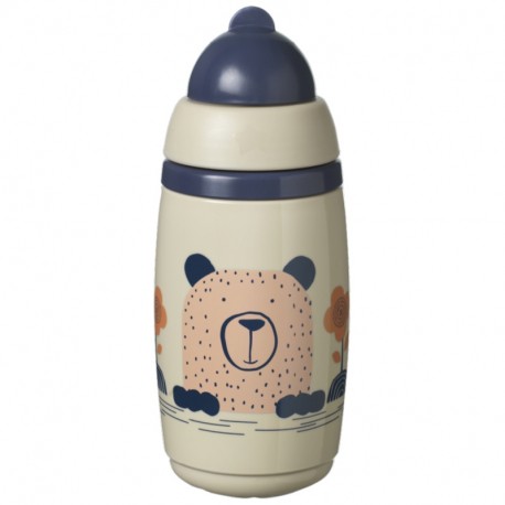 Tommee Tippee Superstar Κύπελο ισοθερμικό με καλαμάκι Grey 266ml