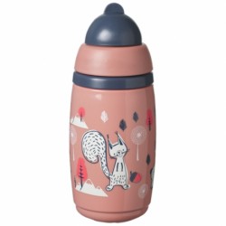 Tommee Tippee Superstar Κύπελο ισοθερμικό με καλαμάκι Pink 266ml