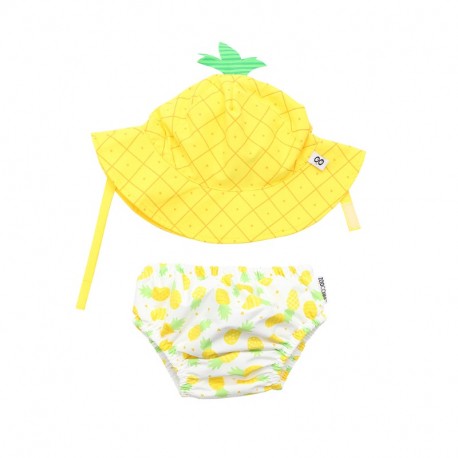 Σετ πάνα - μαγιό και καπέλο ZOOCCHiNi™ Pineapple 6-12 μηνών