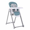 LoreLLi® καρέκλα φαγητού Party Arctic Blue Leather