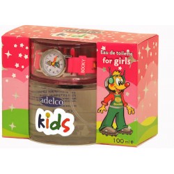 Adelco Kids άρωμα eau de toilette 100 ml για κορίτσια + Δώρο ρολόι Booky