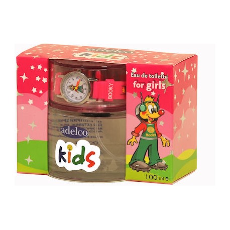 Adelco Kids άρωμα eau de toilette 100 ml για κορίτσια + Δώρο ρολόι Booky
