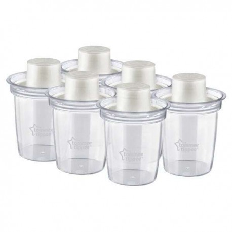 Tommee Tippee Δοχεία αποθήκευσης φόρμουλας, σετ των 6