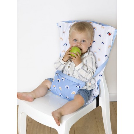 BabyToLove® Φορητό κάθισμα φαγητού για καρέκλα Pocket Chair Rainbow