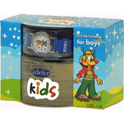 Adelco Kids άρωμα eau de toilette 100 ml για αγόρια + Δώρο ρολόι Booky
