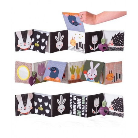 Μαλακό βιβλίο καροτσιού Taf Toys - Urban Garden