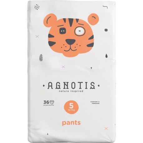 Βρεφικές πάνες βρακάκι Agnotis No5 (13-17 kg) 36 τεμάχια