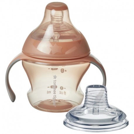 Tommee tippee κύπελλο μετάβασης Closer to nature® Bottle to Cup 150 ml Red
