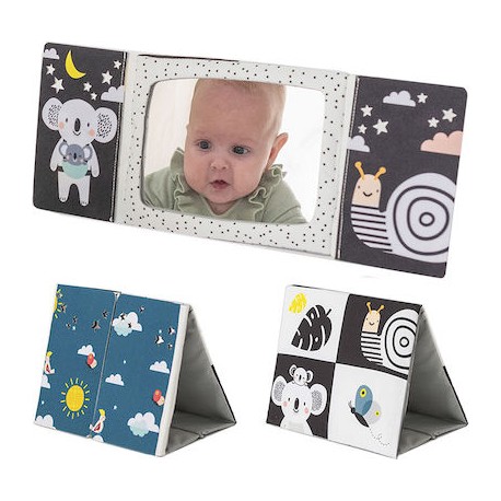 Βρεφικό βιβλίο με καθρέφτη Taf toys Tummy-Time Mirror Book