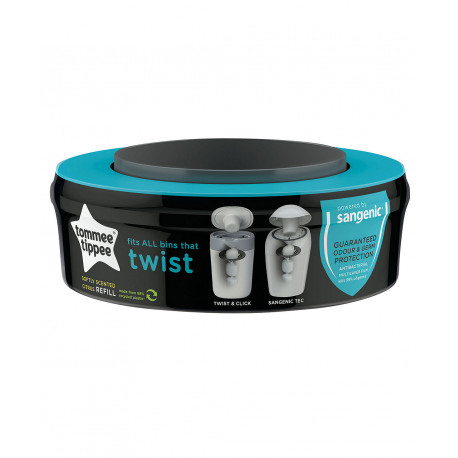 Tommee tippee® ανταλλακτική κασέτα με σακούλες κάδου απόρριψης Twist & Click