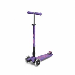 Αναδιπλούμενο παιδικό πατίνι Maxi Micro Deluxe Foldable Led Purple