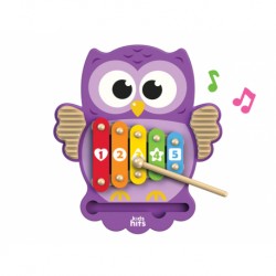 Ξύλινη κουκουβάγια ξυλόφωνο Kids Hits