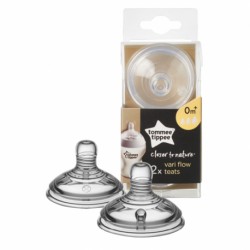 Tommee tippee θηλές Closer to nature μεταβλητής ροής 0Μ+, σετ των 2