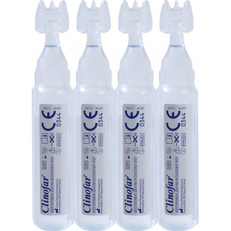 Clinofar® αμπούλες Isotonic 5 ml φυσιολογικού ορού μύτης 40+20 τεμάχια Δώρο