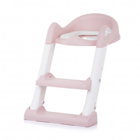Κάθισμα τουαλέτας με σκαλάκια Chipolino Tippy Pink