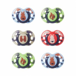Tommee Tippee Πιπίλες σιλικόνης Ecomm Fun 18-36m, σετ των 6