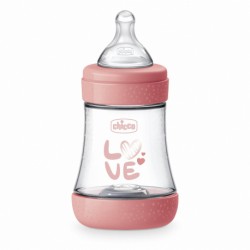 Chicco μπιμπερό Perfect 5 150ml Ροζ 0m+ (1τμχ)