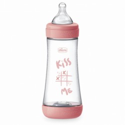 Chicco μπιμπερό Perfect 5 300ml Ροζ 4m+ (1τμχ)
