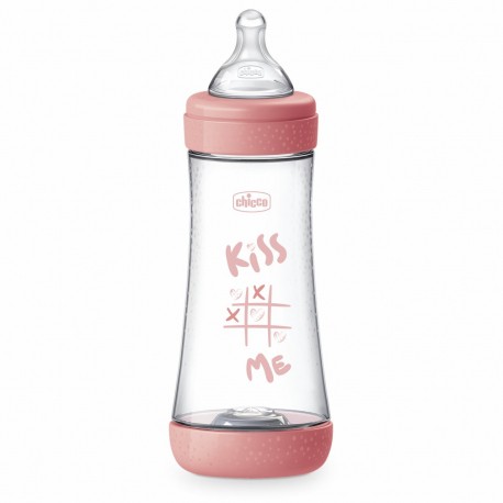 Chicco μπιμπερό Perfect 5 300ml Ροζ 4m+ (1τμχ)