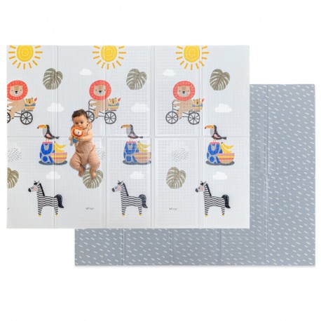 Αφρώδες χαλάκι διπλής όψης Taf toys Savannah Adventures Super-Size Foam Playmat