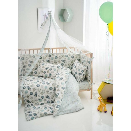 Κουβερλί κούνιας Vesta Home Astronaut 120 x 160 cm