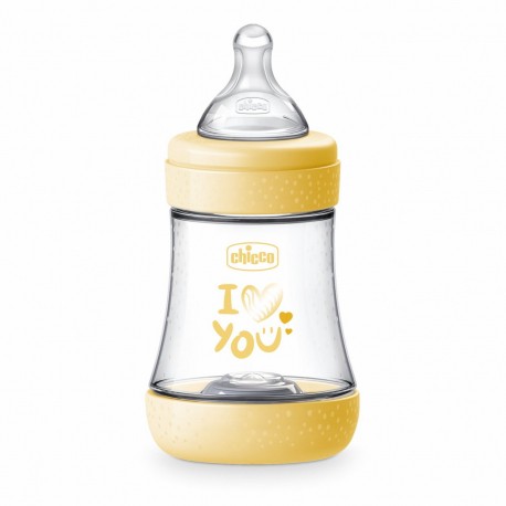 Chicco μπιμπερό Perfect 5 150ml Κίτρινο 0m+ (1τμχ)