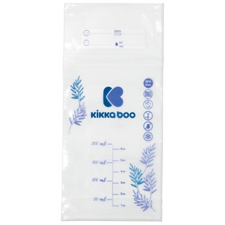 Kikka Boo σακουλάκια αποθήκευσης μητρικού γάλακτος Lactty σετ των 25