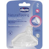 Chicco θηλή Natural Feeling μέτριας ροής 2M+