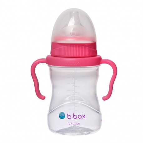 Εκπαιδευτικό κύπελλο με 4 καπάκια B.box Transition Value Pack Rasberry 240ml